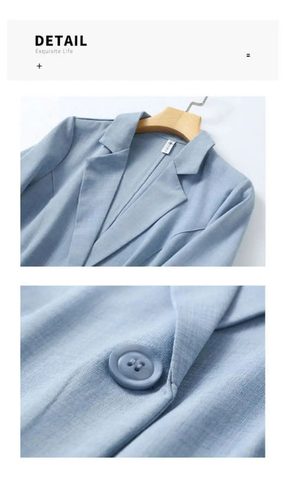 Luxe Azure Blazer