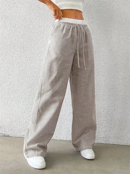 Mila Casual Striped Pants