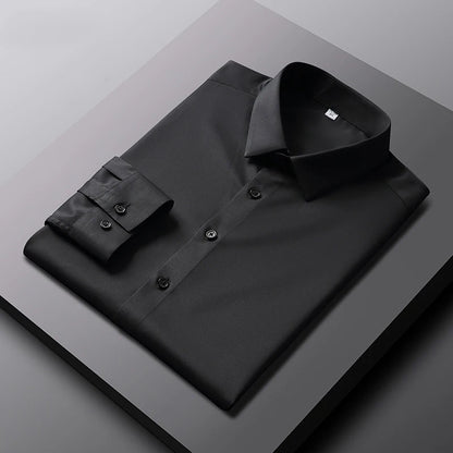 Men’s Non-Iron Wrinkle-Resistant Long Sleeve Shirt