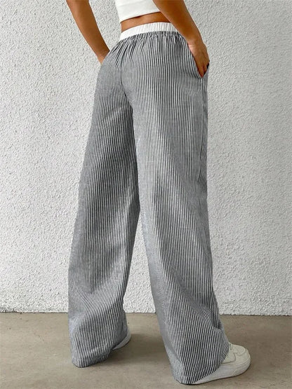Mila Casual Striped Pants