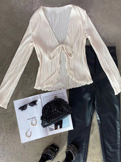Luna Tie Up Cardigan