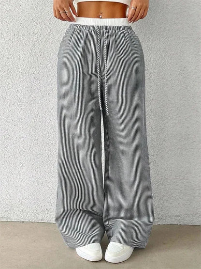 Mila Casual Striped Pants