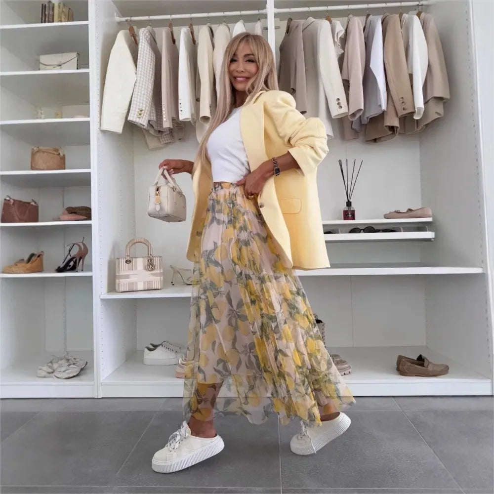 Lemon Bloom Skirt