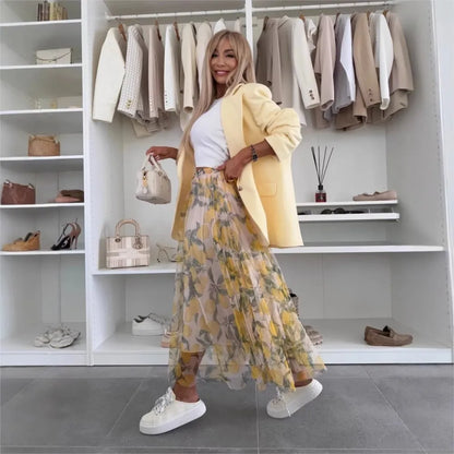 Lemon Bloom Skirt