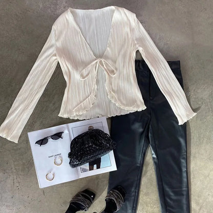 Luna Tie Up Cardigan